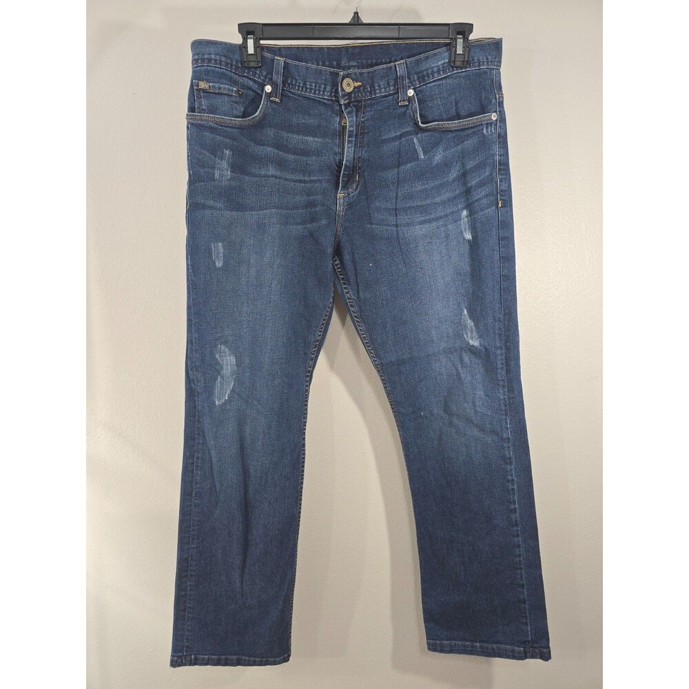 Armani Exchange Dark Destiny Mens 36 x 32 A/X jeans distressed Y2K BK